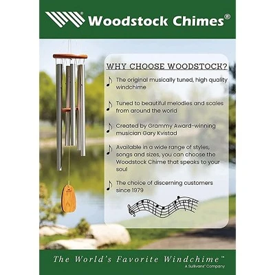 Woodstock Wind Chimes Encore Collection, Chimes Of Pluto, 27'', Wind Chimes For Outdoor, Patio, Home Or Garden Decor 6 Woodstock Wind Chimes Encore Collection, Chimes Of Pluto, 27'', Wind Chimes For Outdoor, Patio, Home Or Garden Decor - Image 6