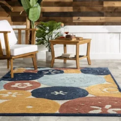 NuLOOM Crissie Coastal Sand Dollar Indoor/Outdoor Patio Area Rug -Northlight Shop GUEST 7a4cc65c f6dc 407a 998b 03575ce79ee6