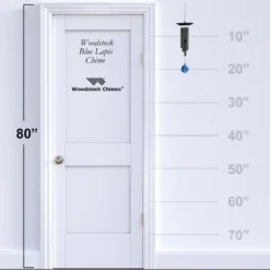 Woodstock Wind Chimes For Outside, Garden Décor, Outdoor & Patio Décor, Woodstock Blue Lapis Chime Black Wind Chimes -Northlight Shop GUEST 7b13f34b f006 460d a90b 6e549f882974