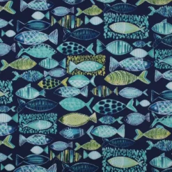 18"x45" Hooked Nautical Outdoor Bench Cushion - Pillow Perfect -Northlight Shop GUEST 7b14a08a 62fc 43f9 b2cd a427a581e6d7