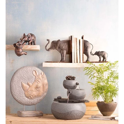 Wind & Weather Lighted Three-Tier Indoor Fountain With Electric Pump 4 Wind & Weather Lighted Three-Tier Indoor Fountain With Electric Pump - Image 4