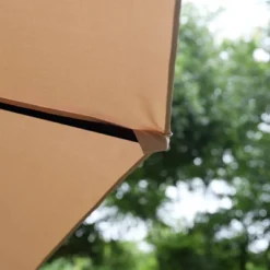 Rectangular Outdoor Patio Market Umbrella With Extra Large Base And Sand Bags - Captiva Designs 15 Rectangular Outdoor Patio Market Umbrella With Extra Large Base And Sand Bags - Captiva Designs -Northlight Shop GUEST 7c40e2dc ae73 4197 b917 cbe775ecbf57