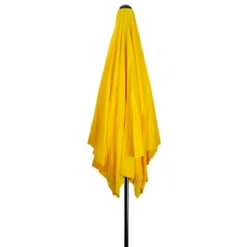 Northlight 8.85ft Outdoor Patio Lotus Umbrella With Hand Crank, Yellow -Northlight Shop GUEST 7ca6c172 dcbe 46b8 bb5a 68823a75d0ca
