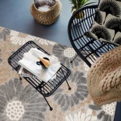 World Rug Gallery Palermo Modern Floral Indoor/Outdoor Area Rug 10 World Rug Gallery Palermo Modern Floral Indoor/Outdoor Area Rug -Northlight Shop GUEST 7d126c27 493d 4bba 8506 d8b29bb2ddea