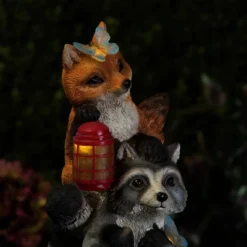 15" Polyresin Solar Nature Pals Statue With Butterflies And LED Lights - Alpine Corporation 17 15" Polyresin Solar Nature Pals Statue With Butterflies And LED Lights - Alpine Corporation -Northlight Shop GUEST 7dc3bdd6 cda1 463a b880 5811cb7ff28a