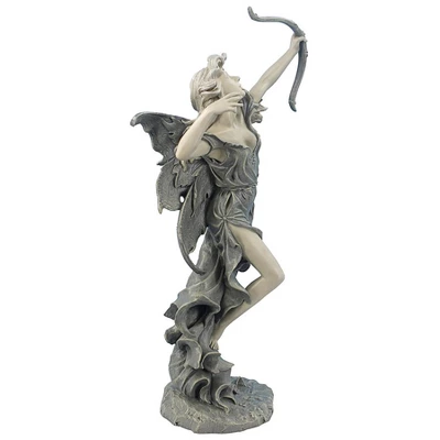 Design Toscano Rhiannon The Archer Garden Fairy Statue: Medium 5 Design Toscano Rhiannon The Archer Garden Fairy Statue: Medium - Image 5