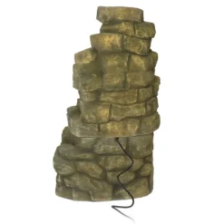 Sunnydaze Decor Sunnydaze 37"H Electric Fiberglass Stone Falls Waterfall Outdoor Water Fountain -Northlight Shop GUEST 7fc55586 d5b1 49a1 9017 d4581da10494