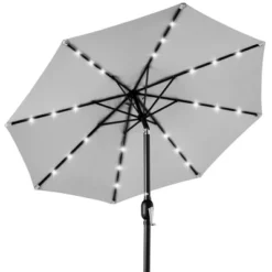Best Choice Products 10ft Solar LED Lighted Patio Umbrella W/ Tilt Adjustment, UV-Resistant Fabric -Northlight Shop GUEST 8124beaf 49b2 4cfe 97c2 e924f9a81900