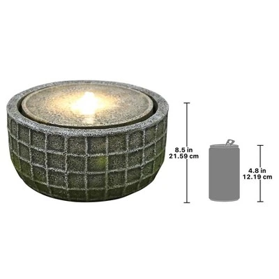 Design Toscano Stone Basket Bubbling Garden Fountain 2 Design Toscano Stone Basket Bubbling Garden Fountain - Image 2