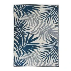 World Rug Gallery Modern Floral Reversible Plastic Outdoor Rugs -Northlight Shop GUEST 822c5e1b 44c5 4cb4 9fbd 5ab389703619