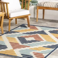 NuLOOM Brinn Geometric Striped Indoor/Outdoor Patio Area Rug 18 NuLOOM Brinn Geometric Striped Indoor/Outdoor Patio Area Rug -Northlight Shop GUEST 82738e45 300f 4814 a9c2 44f61403666d