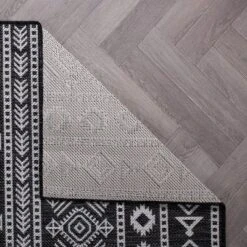 World Rug Gallery Geometric Boho Textured Flat Weave Indoor/Outdoor Area Rug -Northlight Shop GUEST 84382d50 9eca 475d 8fac b24044855f75