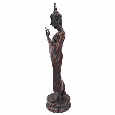 Design Toscano Free From Fear Standing Buddha Statue 5 Design Toscano Free From Fear Standing Buddha Statue - Image 5