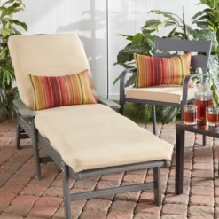 Set Of 2 Outdoor Lumbar Throw Pillows Kinnabari Stripe - Kensington Garden -Northlight Shop GUEST 87837f73 0360 4cee 8c41 c47e1d430d42