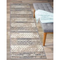 World Rug Gallery Distressed Geometric Indoor/Outdoor Area Rug -Northlight Shop GUEST 87c9b313 5333 4f04 af6f 16805457500d
