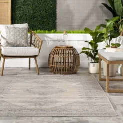 NuLOOM Deena Vintage Machine Washable Indoor/Outdoor Area Rug -Northlight Shop GUEST 8872faeb 2aa1 44b3 9268 96a62e77826e