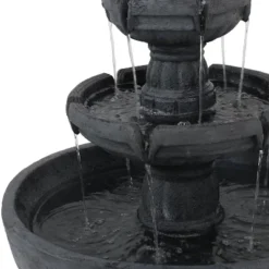 Sunnydaze Decor Sunnydaze 34"H Electric Polyresin 3-Tier Budding Fruition Outdoor Water Fountain -Northlight Shop GUEST 88e29e1a 355b 4ae5 9a81 2fd408a4a20b