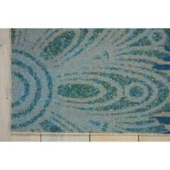 Nourison Home & Garden Blue Indoor/Outdoor Area Rug RS092 7 Nourison Home & Garden Blue Indoor/Outdoor Area Rug RS092 -Northlight Shop GUEST 8a082d26 8a2e 4dc4 b659 aa6bb53c6da0
