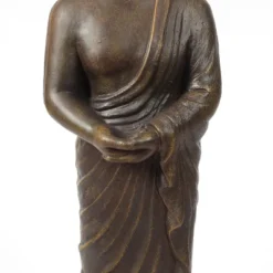 LuxenHome 27.6" Brown MgO Meditative Standing Buddha Garden Statue -Northlight Shop GUEST 8be238cb 487b 4026 8239 d40aa50c0e3b