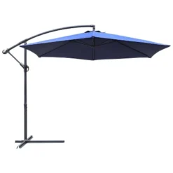10' X 10' Outdoor Hanging Offset Cantilever Patio Umbrella With Easy Tilt - Devoko -Northlight Shop GUEST 8c7f4281 c5fc 46ef a3e5 e3864c7adc61