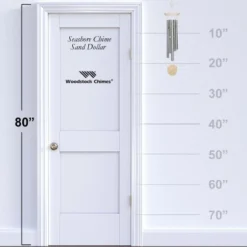 Woodstock Wind Chimes Signature Collection, Woodstock Seashore Chime, Sand Dollar 24'' Silver Wind Chime SSA -Northlight Shop GUEST 8eb4f39c 3f5e 48e6 be74 2cb21491531d