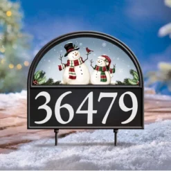 Collections Etc Four Seasons Address Marker Garden Stake -Northlight Shop GUEST 8ee47a47 b2bb 44df a8b9 43527f6f45b0