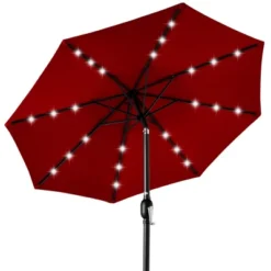 Best Choice Products 10ft Solar LED Lighted Patio Umbrella W/ Tilt Adjustment, UV-Resistant Fabric -Northlight Shop GUEST 8f223702 40da 4a38 bd69 9153518931d6