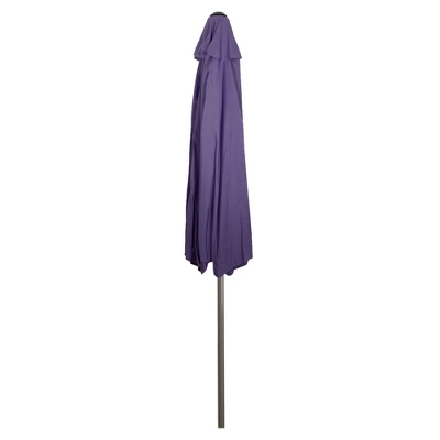 Northlight 9ft Outdoor Patio Market Umbrella With Hand Crank And Tilt - Purple 7 Northlight 9ft Outdoor Patio Market Umbrella With Hand Crank And Tilt - Purple - Image 7