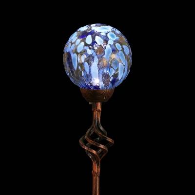 31" Solar Pearlized Glass Honeycomb Finial Resin Garden Stake Bronze - Exhart 10 31" Solar Pearlized Glass Honeycomb Finial Resin Garden Stake Bronze - Exhart - Image 10