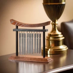 Woodstock Wind Chimes Signature Collection, Woodstock Tranquility Table Chime, 9'' Desk Chime