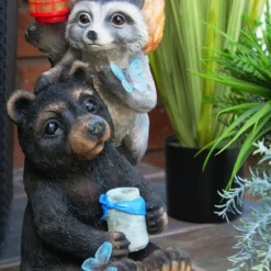 15" Polyresin Solar Nature Pals Statue With Butterflies And LED Lights - Alpine Corporation 14 15" Polyresin Solar Nature Pals Statue With Butterflies And LED Lights - Alpine Corporation -Northlight Shop GUEST 924505c1 aae4 4287 9fc3 d49a0dd01d41