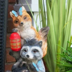 15" Polyresin Solar Nature Pals Statue With Butterflies And LED Lights - Alpine Corporation 15 15" Polyresin Solar Nature Pals Statue With Butterflies And LED Lights - Alpine Corporation -Northlight Shop GUEST 9272cc53 eae3 4fd8 8153 416887531b79