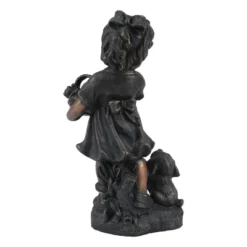 LuxenHome 23.31" Bronze MgO Girl Holding Basket Of Kittens With Puppy Garden Statue -Northlight Shop GUEST 9477a51a d1d0 43a3 af26 472df6740ac0
