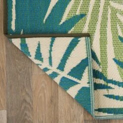 World Rug Gallery Floral Modern Reversible Plastic Outdoor Rugs -Northlight Shop GUEST 94899ae5 3e9f 4712 9590 d11889570fd9