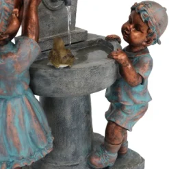 Sunnydaze Decor Sunnydaze 30"H Electric Polyresin Boy And Girl At Bird Bath Outdoor Water Fountain -Northlight Shop GUEST 94e6ec5b 7c2b 4a7a b2d0 e1eb5a1866a2