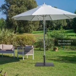 Costway 20'' Square Patio Umbrella Base Weighted 35 LBS Outdoor Market Stand Footpads -Northlight Shop GUEST 94f3fb55 da67 41e1 8390 14e4086a66a4