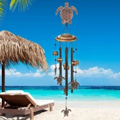 Dawhud Direct 32" H Rustic Turtles Wind Chimes -Northlight Shop GUEST 95cdc7c0 7ce4 4021 8d50 4274201ac17d