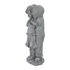 Northlight 19.5" Gray Boy Hugging Girl Outdoor Garden Statue -Northlight Shop GUEST 96c62957 5a2d 48ec 908f c58ddab5d66f