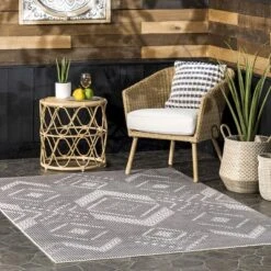 NuLOOM Carlita Bohemian Machine Washable Indoor And Outdoor Patio Area Rug