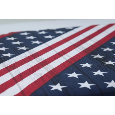 2pc Outdoor/Indoor Rectangular Throw Pillow Set Major Americana Red - Pillow Perfect 4 2pc Outdoor/Indoor Rectangular Throw Pillow Set Major Americana Red - Pillow Perfect - Image 4