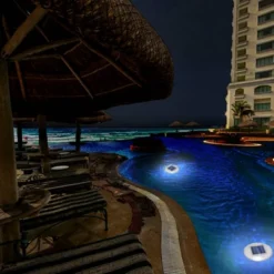 Solar LED Outdoor Pool Lights White - Techko Maid -Northlight Shop GUEST 992291ae e0f0 47b5 b277 4285d2d8ebac