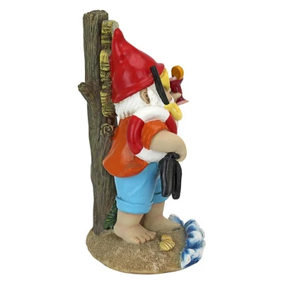 Design Toscano Happy Hour Tropical Garden Gnome Statue 4 Design Toscano Happy Hour Tropical Garden Gnome Statue - Image 4