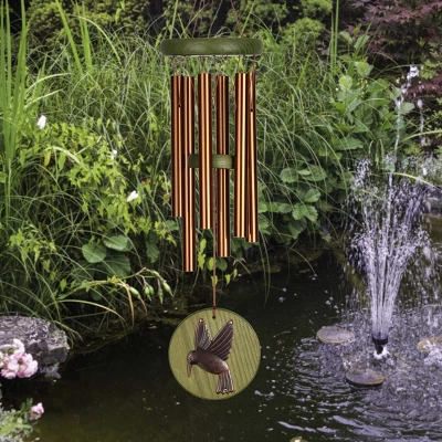 Woodstock Wind Chimes Signature Collection, Woodstock Habitats Chime, 17'' Green Hummingbird Wind Chime HCGH 1 Woodstock Wind Chimes Signature Collection, Woodstock Habitats Chime, 17'' Green Hummingbird Wind Chime HCGH
