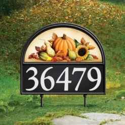 Collections Etc Four Seasons Address Marker Garden Stake -Northlight Shop GUEST 9ecc5a89 b073 4908 baf9 0786181e241e