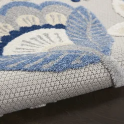 Nourison Aloha Floral Bordered Outdoor Area Rug -Northlight Shop GUEST a610f044 9e5d 483c 8820 ba550569fc0b