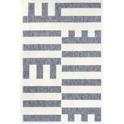 NuLOOM Neri Modern Bars Indoor/Outdoor Area Rug -Northlight Shop GUEST a652ddc7 4a42 411d 8719 9c6f5a170b9b