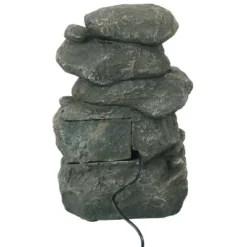 Sunnydaze Decor Sunnydaze Indoor Home Decorative Relaxing Stacked Rocks Tabletop Water Fountain With LED Lights - 10" -Northlight Shop GUEST a66b5cf7 71f7 499e 99bb 12dbf89770d4