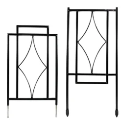 Sunnydaze Decor Sunnydaze Contemporary Metal Wire Garden Trellis For Climbing Plants And Flowers - 30" H - Black - 2-Pack 5 Sunnydaze Decor Sunnydaze Contemporary Metal Wire Garden Trellis For Climbing Plants And Flowers - 30" H - Black - 2-Pack -Northlight Shop GUEST a780af4b 247b 47a6 8c02 22bcdd201306