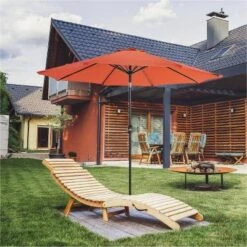 9' X 9' Outdoor Patio Market Umbrella With Push Button Tilt Crank - Captiva Designs 23 9' X 9' Outdoor Patio Market Umbrella With Push Button Tilt Crank - Captiva Designs -Northlight Shop GUEST a896e69c 48ed 45f2 b7ff 6f444663c621