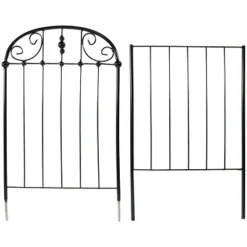 Sunnydaze Decor Sunnydaze Metal Wire Traditional Garden Trellis For Climbing Plants And Flowers - 32" H - Black - 2-Pack -Northlight Shop GUEST aa8dd953 358e 4d51 a57d adb372894db3